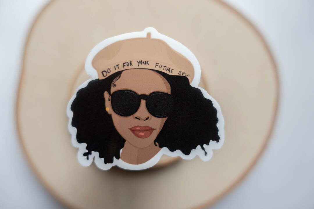 Future Humans Stickers Future Self Sticker, Black Woman Sticker, Black Girl Sticker,for Black ...
