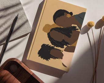 Melanin Sisters Journal, Melanin Gifts, Gifts For Girls, Black Owned Shop, Affirmation Journal, Mindfulness Journal, Healing Journal
