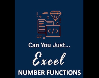 MS Excel Number Functions How to guide...