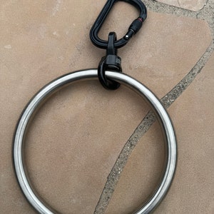Stainless Steel Ring / Swivel / Carabiner for Shibari / Kinbaku / Rope Bondage