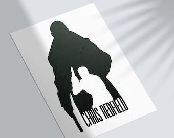 Resident Evil 1-Resident Evil 8 Chris Redfield Art Print | Past and Present Game Art