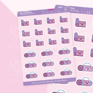 Yoga Workouts | Sticker Sheet