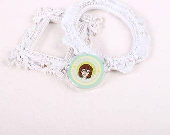 With all due respect | Acrylic Pin