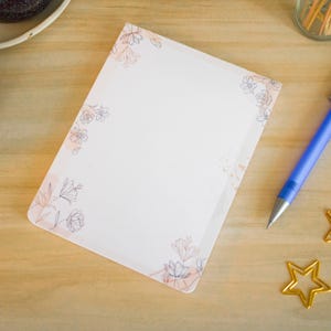 Delicate Flower | 50 Sheets Notepad