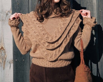 Hand-Knitted Alpaca Sweater