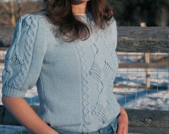 Hand- Knitted Alpaca Sweater