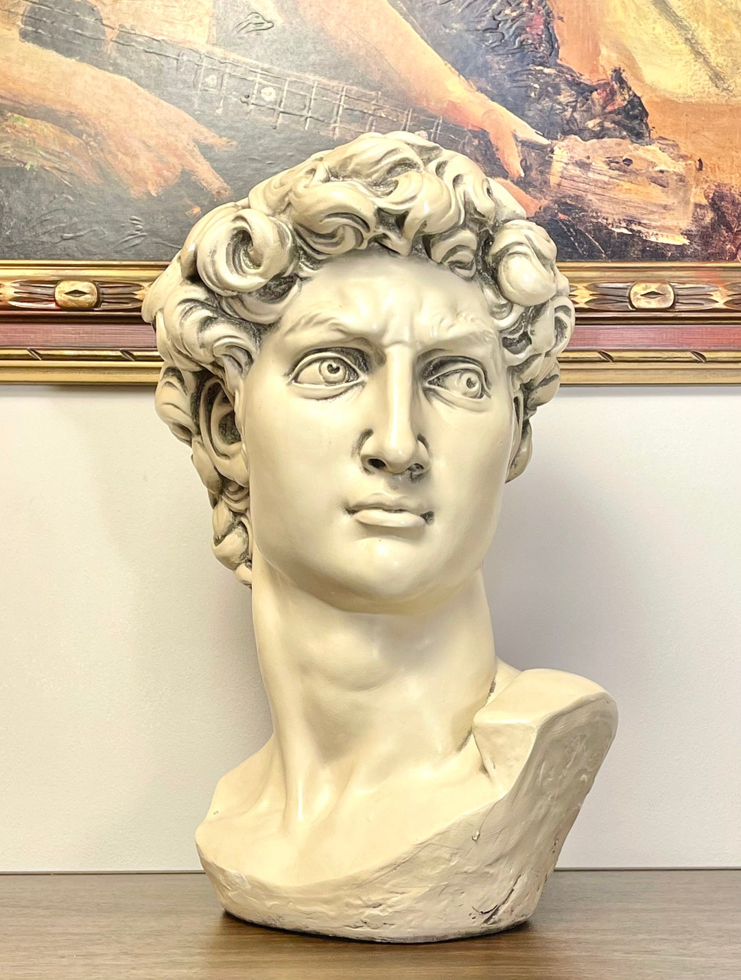 Marwal Ind. Inc. Bust of Michelangelos David Statue Etsy