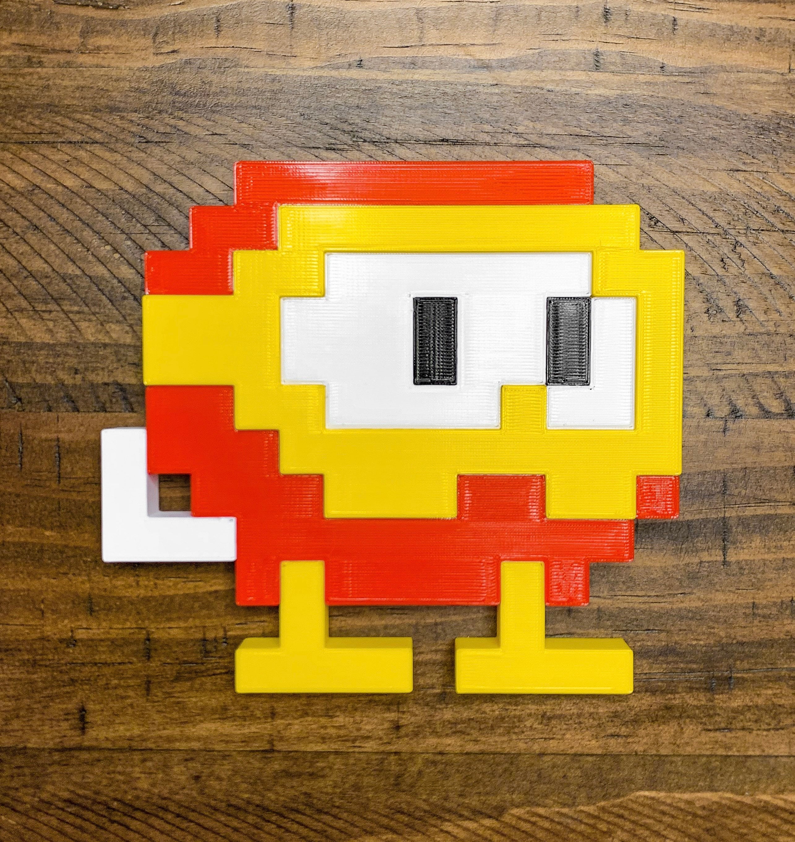Buy Dig Dug Retro Arcade Game Characters Wall Decor (individual or Set) 3-D  Printed Online in India - Etsy, image size:2570x2724