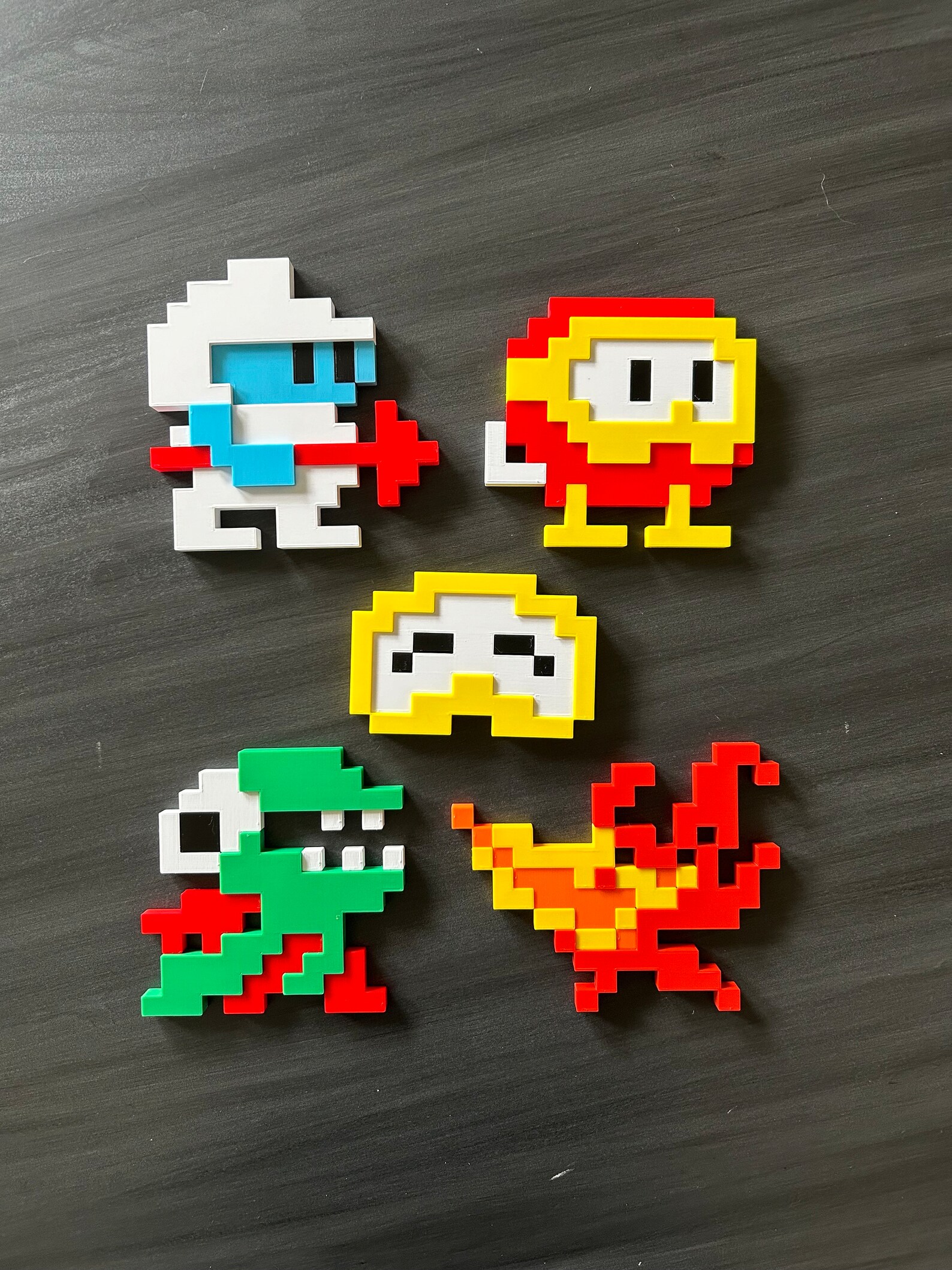 Dig Dug Retro Arcade Game Characters Wall Decor (individual or Set) 3-D ...