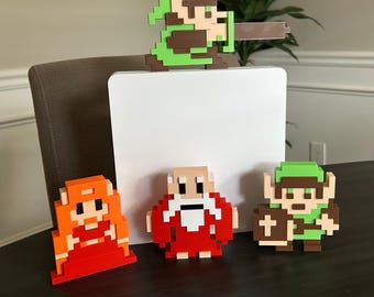 Retro Console Game Zelda Characters (Self Standing) (Individual or Set)