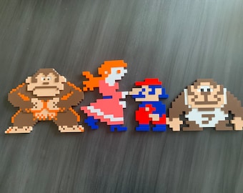 Retro Arcade Game Characters | Wall Decor, Decoration 3-D Printed