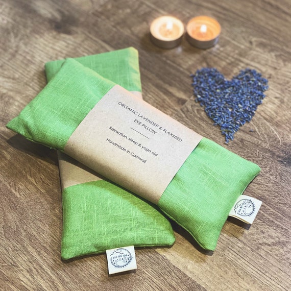 Organic Lavender & Flaxseed Eye Pillow Gifts / Aromatherapy Etsy