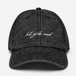 Hot Girls Read Baseball Cap // Bookish merch