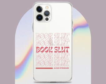 Book Slut iPhone case // bookish merch, book lover accessories, book phone case