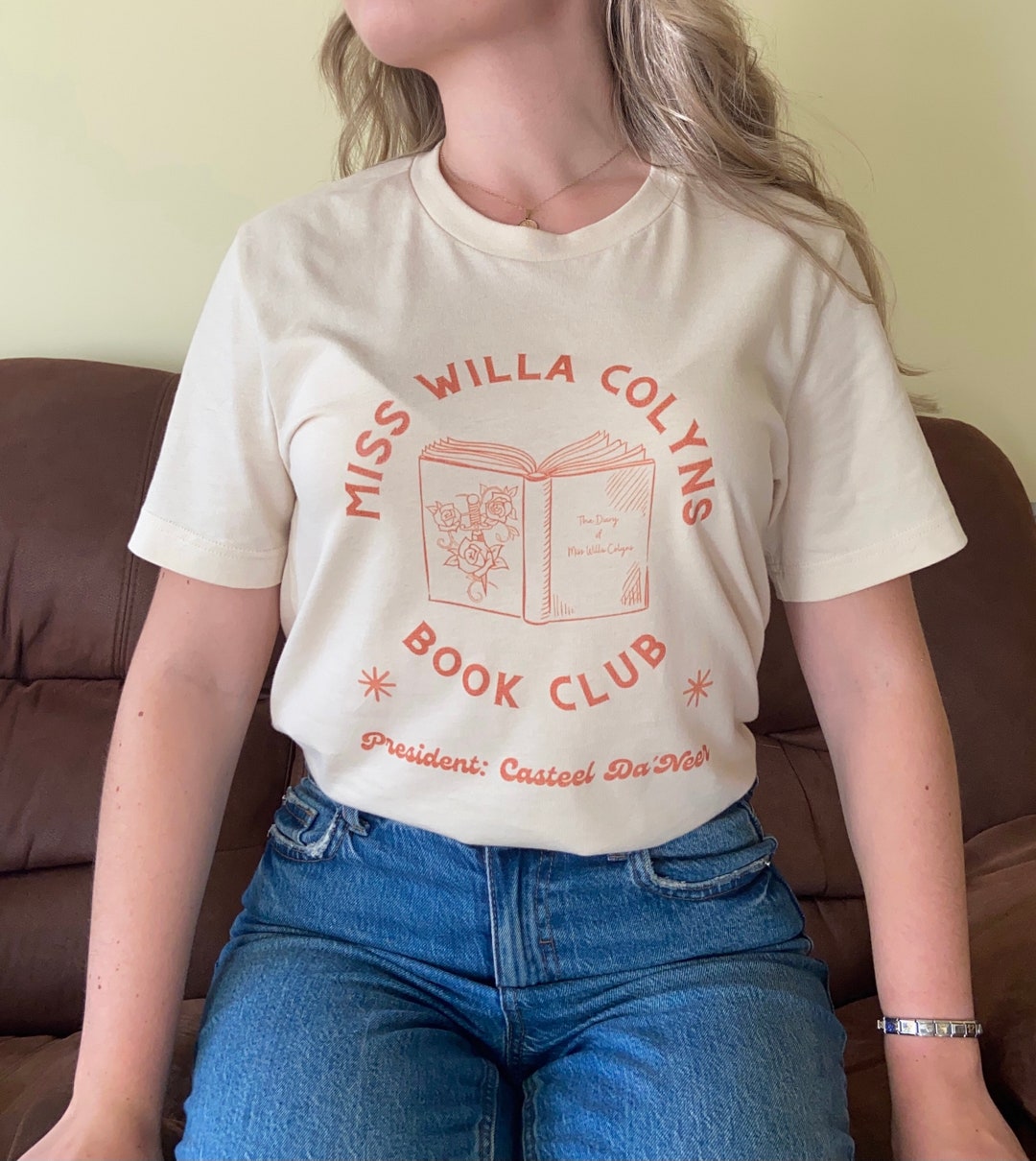 Miss Willa Colyns Book Club T-shirt from Blood and Ash - Etsy