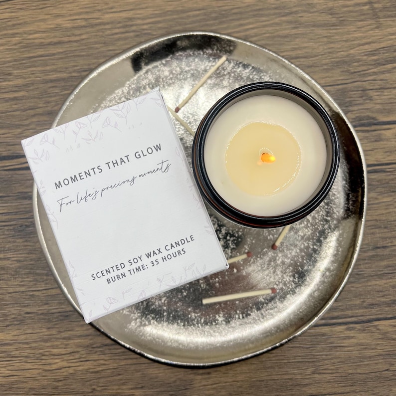 personalised new home scented gift candle