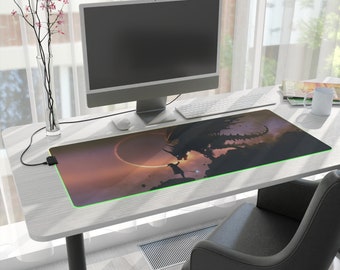 LED Desk mat for gamers