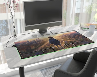 LED Desk mat for gamers