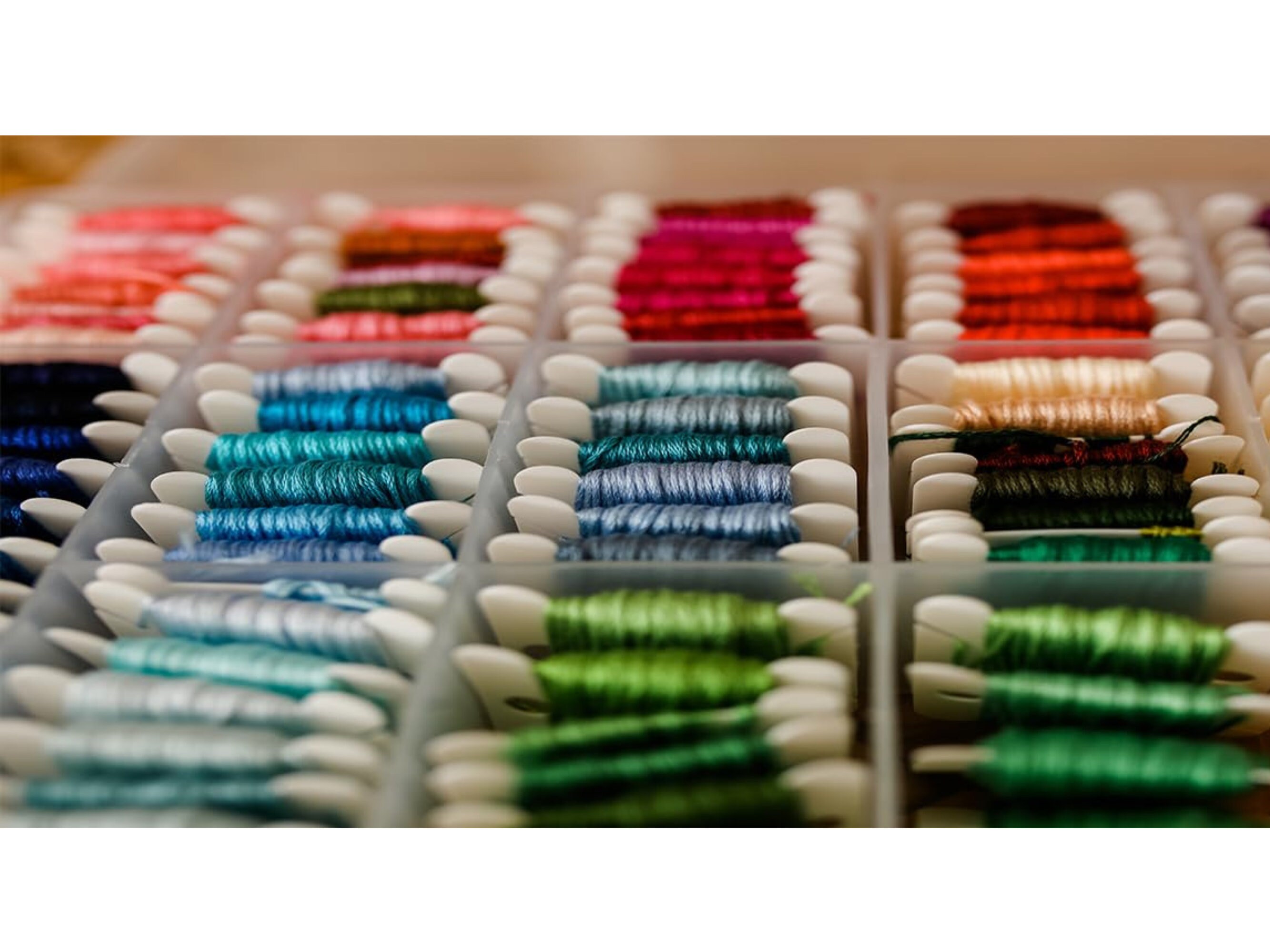 Embroidery Kit Floss Set Including 150 Colors Threads with 3-Tier  Transparent Storage Box Cross Stitch Tools