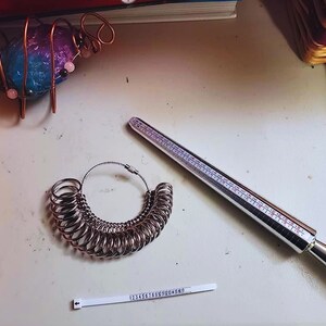 Jewelry Making Kit Basic Tool Jewelers Set - Anvil Mandrel Saw Frame Mallet  File set of 6 Ring Clamp Ring Sizer