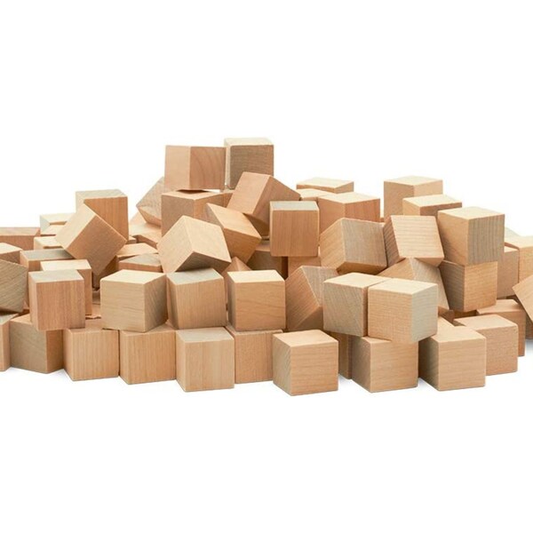 unfinished wood block