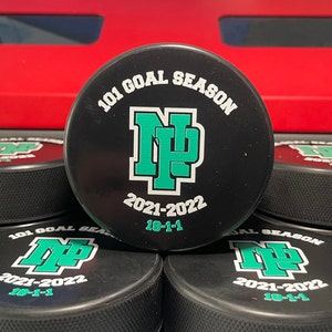 Personalized Hockey Puck with Logo, Photo or Text, Custom Hockey Puck, Printed Hockey Puck, Hockey Gift, Hockey Team Award, Ice Hockey