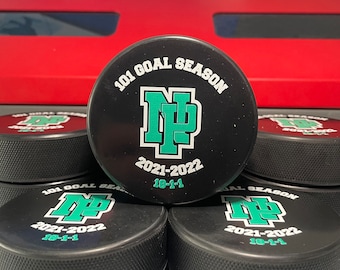 Personalized Hockey Puck with Logo, Photo or Text, Custom Hockey Puck, Printed Hockey Puck, Hockey Gift, Hockey Team Award, Ice Hockey