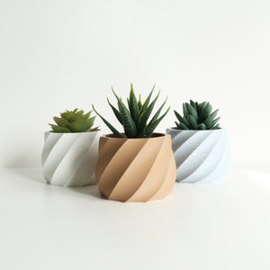 SARNIA / Fioriera da interni ecologica e contenitore portaoggetti / Design minimalista per piante e fiori / Infrangibile