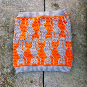 Reversible Cats Mosaic Crochet Pattern by Jos Campaner