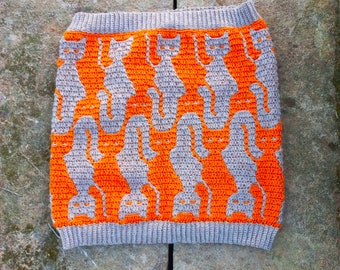 Reversible Cats Mosaic Crochet Pattern by Jos Campaner