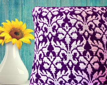 Diseño vintage mosaic crochet patron de Jos Campaner