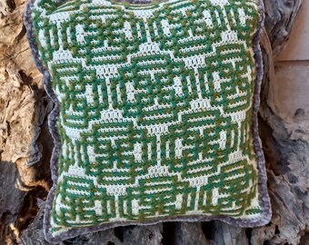 Celtic Mosaic Crochet Pattern: Easy Beginner Afghan (PDF Download)