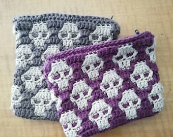 Mosaic Crochet Skull Pattern: Easy Afghan (Digital PDF)