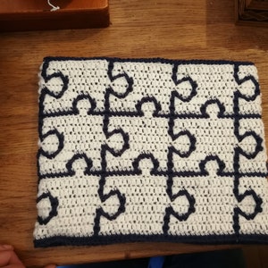 Mosaic crochet pattern Puzzle design by Jos Campaner