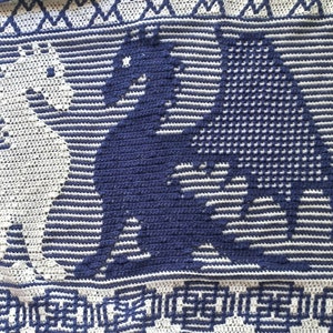 Mosaic crochet patttern dragons by Jos Campaner