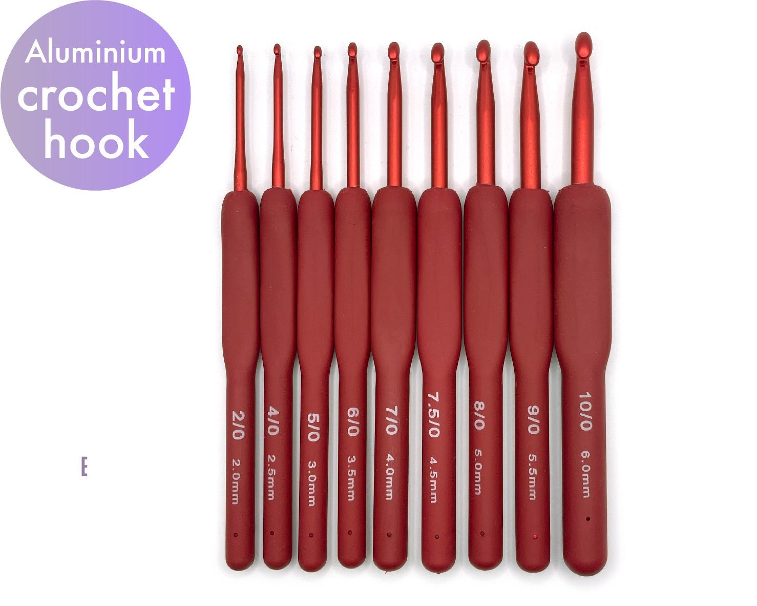 Tulip Etimo Rose Crochet Hooks Set in Small Case With Ruler and Yarn  Needle, Perfect Gift for Crocheters, 4/0, 5/0, 6/0 2.5, 3.0, 3.5mm, 