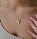 3D Diamond Letter Necklace Stylish Name Necklace Gift For Mother's Day Girlfriend Family Loved Wife 3D Easter Gift product logo