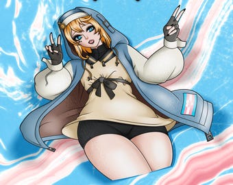 Bridget | Kawaii Waifu Anime Car Laptop Sticker Decal - Vinyl Sun, Weather, Water Resistant