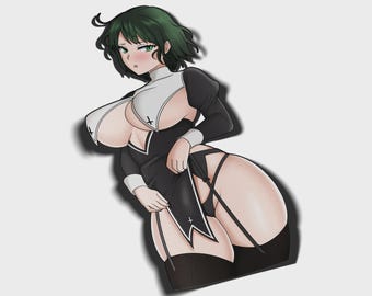 Nun Fubuki Sticker, One Punch Man Anime, Goth Alt Anime Girl Gift