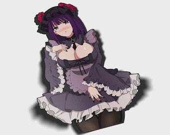 Shizuku-tan Marin Kitagawa Sticker, Goth Lolita Anime Cosplay, My Dress-Up Darling Waifu Gift