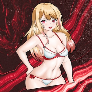 Marin Kitagawa | Kawaii Waifu Anime Car Laptop Sticker Decal - Vinyl Sun, Weather, Water Resistant