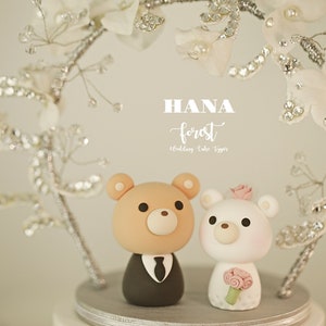 Bär Hochzeitstorte Topper,Braut und Bräutigam Kuchen Topper,handgemachte paar Kuchen Topper,hochzeitstorte Topper,Geburtstagstorte Topper,jubiläum