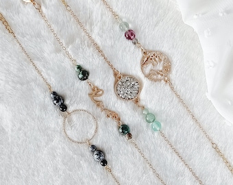 Bracelet - of your choice - in natural energetic stone. Unique handmade creation made in France