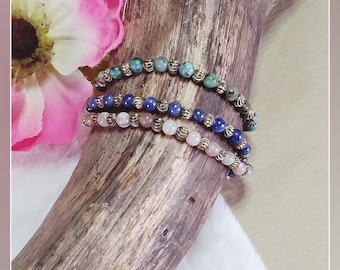Boho jewel with natural stones - your choice. HANDMADE. Energy jewelry | lithotherapy