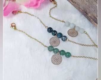 MALA bracelet in natural stone -choice. Handmade jewelry| energetic. Lithotherapy