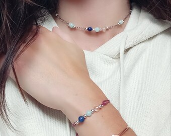 Jewel to personalize: virtues, stones, material... Unique jewel just for you. Handmade creation in France