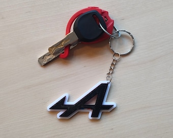 Porte clé Alpine, Porte-clé Logo Alpine, Cadeau fan Alpine
