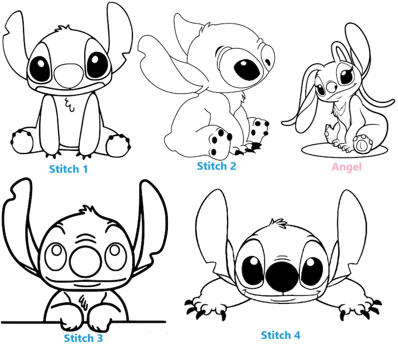 Modèles de stitch disponibles