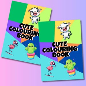 The Cute Colouring Book filled with adorable animals dancing and singing by the only collections
