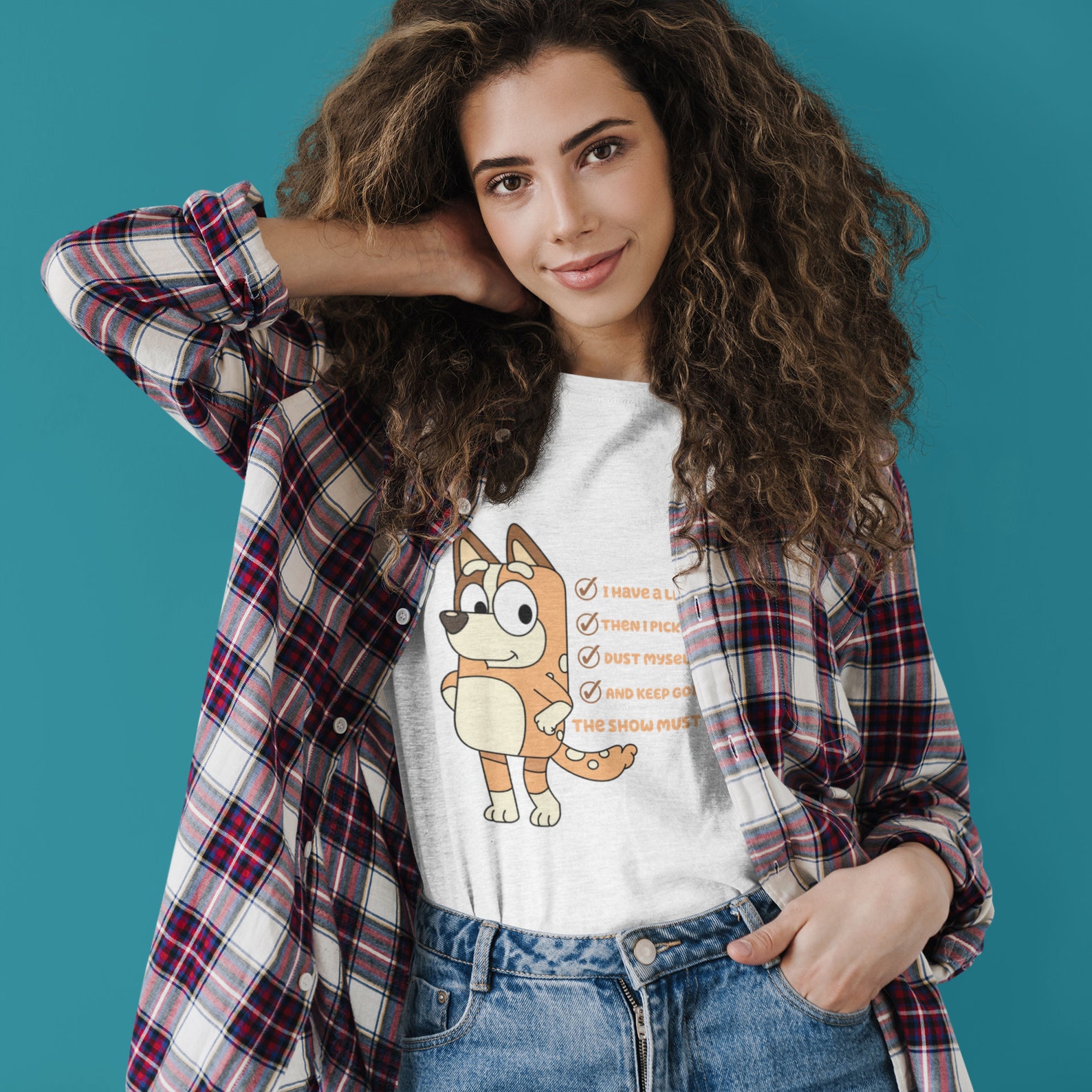 Bluey Chilli Heeler T Shirt Bluey T Shirt for Adults Etsy UK